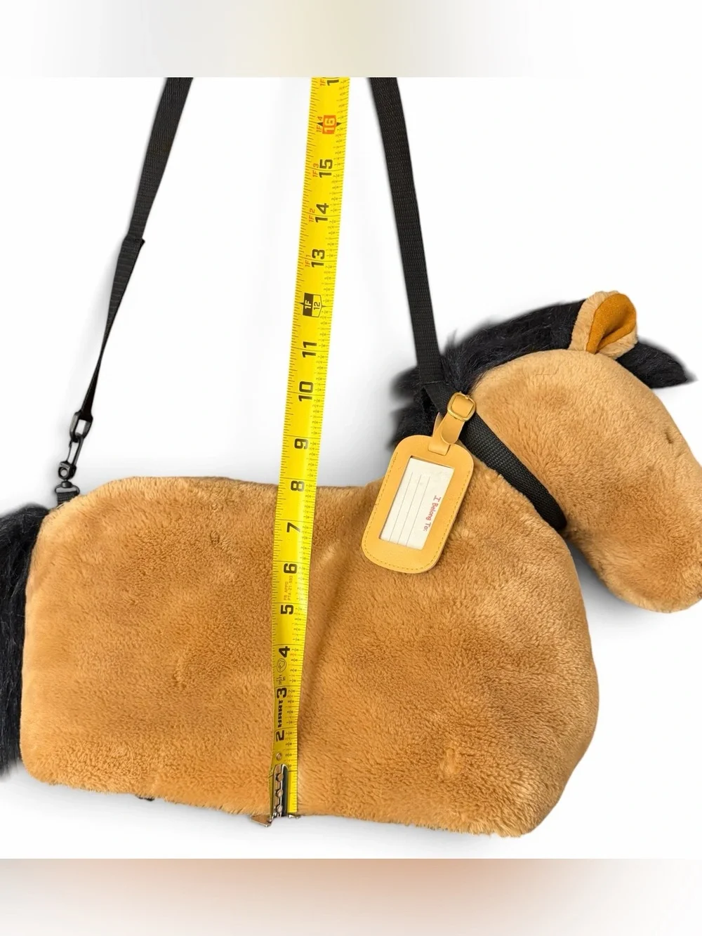 Vintage 1999 North American Bear Co Wheelie Bag Pony Express Horse Rolling Bag